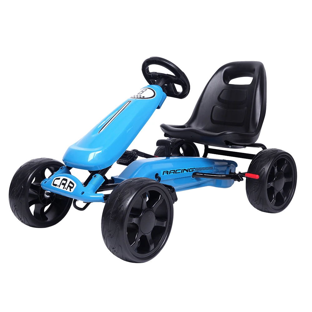 

LEADZM LZ-03 Kart EVA Wheel Toy Car Mini Alloy Engineering Size 103*59*58 Blue For Kids
