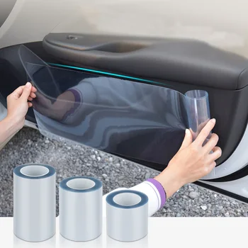 

1meter Car Paint Protection Film 10cm 15cm 20cm Anti-kick Film Transparent Invisible Car Bumper Hood Paint Protect Sticker