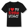 Matching Shirts Sibling Shirts Set of 2 I Love My Big Brother Little Brother Matching Sibling Shirts Baby Shower Gifts 3