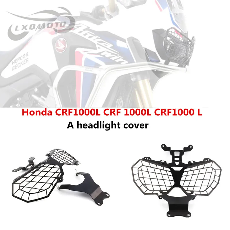 

For Honda CRF1000L CRF 1000L CRF1000 L Africa Twin 2016 2017 Motorcycle Headlight Grille Guard Cover Protector Screen Lens Cover