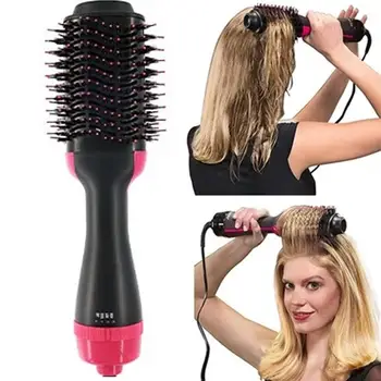

New Multifunctional Hair Dryer & Volumizer Rotating Hair Brush Roller Rotate Styler Comb Straightening Curling Hot Air Comb