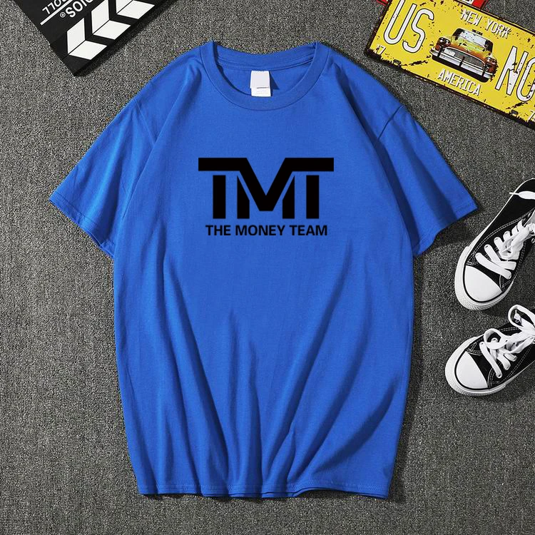 Новая модная футболка Пуловеры летние мужские футболки TMT The Money Team Печать Круглый