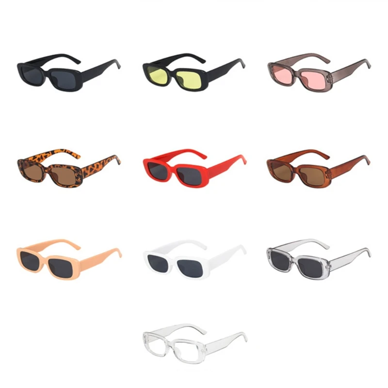Unisex Square Fashion Vintage Sunglasses UV Protection Eyewear Shade Outdoor Driving Travel Retro Eyeglasses