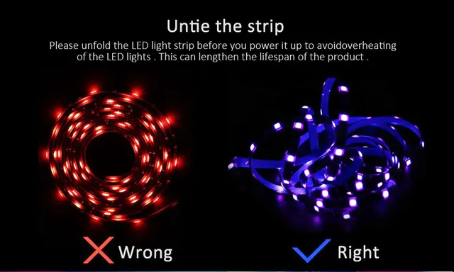 AGL Colour Changing 50cm LED Strip USB TV Backlight Lighting Kit