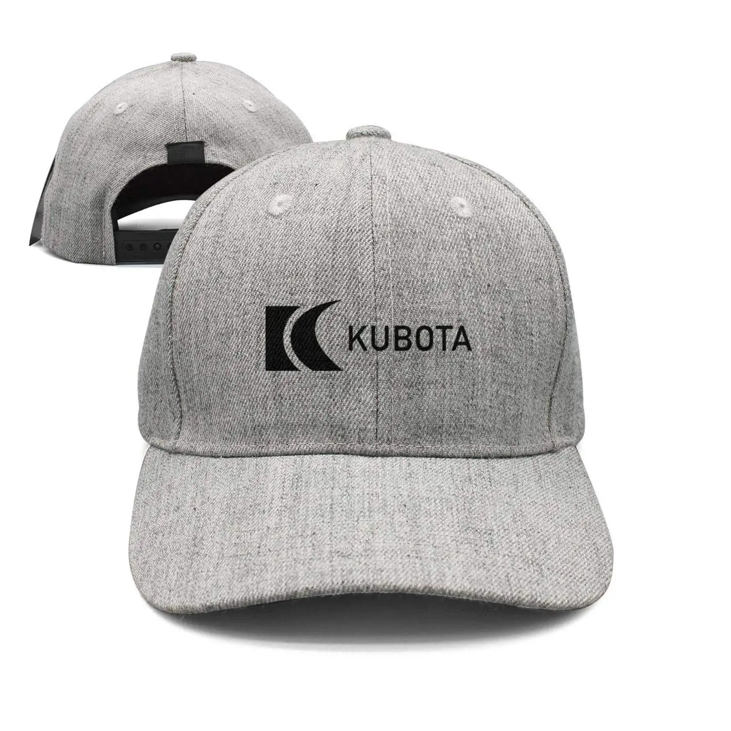 Модная кепка с регулируемым логотипом Kubota. Черная дизайнерская шляпа для папы