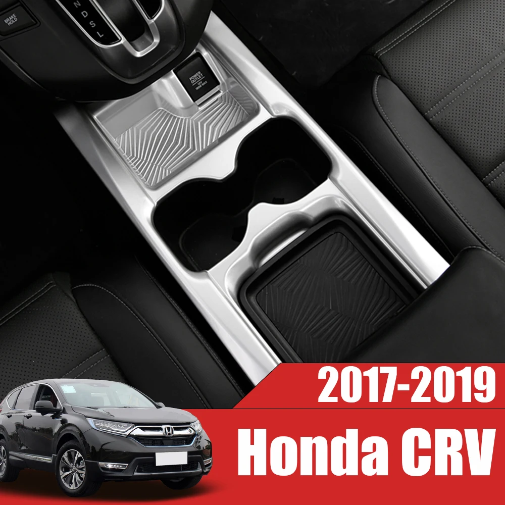 

Lapetus Fit For Honda CRV CR-V 2017 2018 2019 Stalls Gear Shift Box Panel Strip Cover Trim / Matt / Carbon Fiber Style