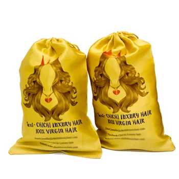 

Packaging box for wig hair lace extension can private label custom logo if meet minimum drawstring bag silk bag wig packaging