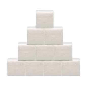 

(10 Packs) Soft Paper Napkin for Restaurant Table Dinner Paper Tissues Party Supplies Disposable Nature bamboo