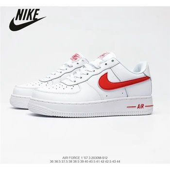 

Nike Air Force 1 Low Low-top Versatile Casual Sports Shoes Stitching Flat Rubber Original Leather Women's Size 36-39 Spring2019