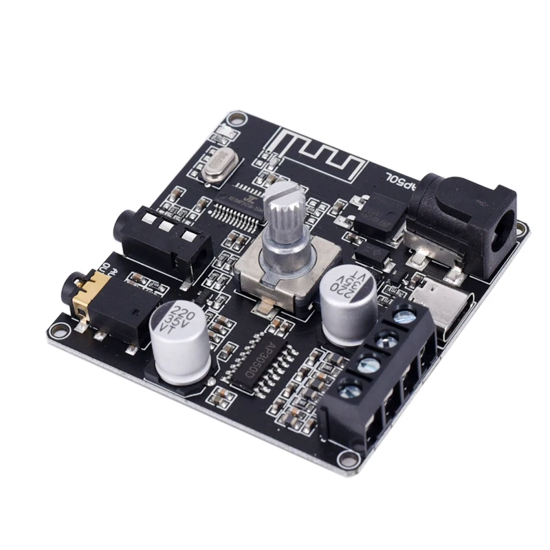 XY-AP50L 미니 블루투스 5.0, 무선 O 파워 디지털 앰프 보드, 스테레오 앰프, 3.5mm AUX USB 앱, 50W + 50W