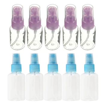 

10pcs Empty Spray Bottle Pump 50ML - 5pcs Blue & 5 pcs Purple