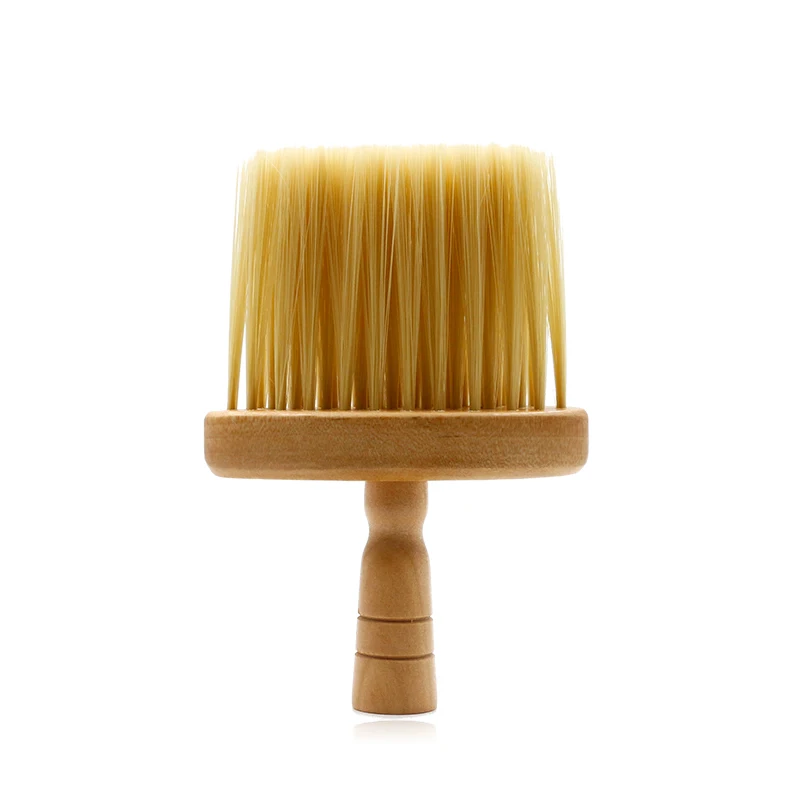 Wooden Neck Brush CestoMen, Парикмахерская щетка для шеи, щетка для удаления волос, щетка для удаления волос, длинная деревянная ручка, щетка для чистки волос - Цвет: Wooden Neck Brush
