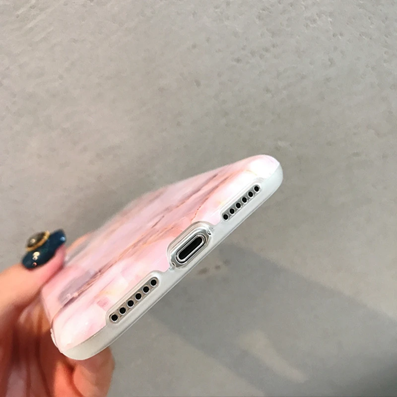 Винтажный мраморный ТПУ чехол для iPhone XS Max X XR чехол силиконовый мягкий чехол для телефона чехол для iPhone 7 8X6 6S Plus чехол Capa Coque