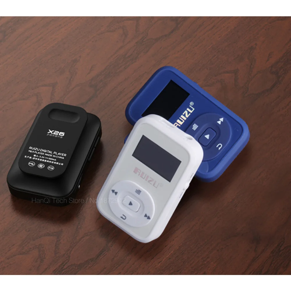 Player de Música com Bluetooth Leitor de Áudio Ruizu Esporte Mini Clipe Suporte tf Cartão fm Rádio Gravação Relógio Walkman X26 Mp3 8gb - Image 6