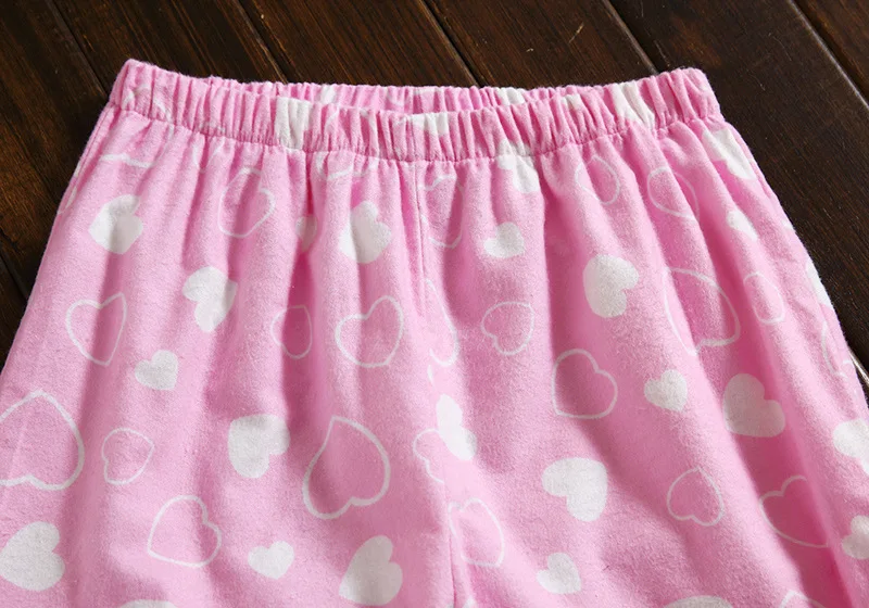 Чистый хлопковые пижамы комплект Для женщин Pyjama и мультяшным изображением "Кролик" Женская зимняя обувь Теплые пикантные Домашняя одежда, длинная рубашка и брюки 2 шт./компл
