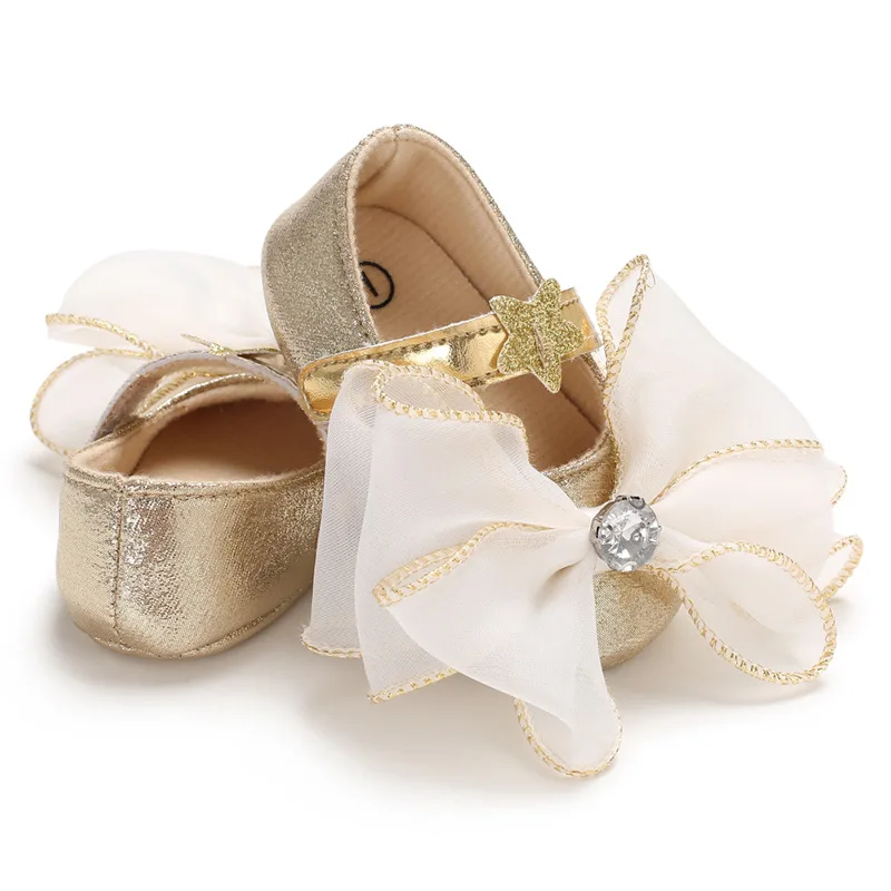 

Party Christening Baptism Kids Girls Shoes For Baby Set Rhinestone Girl Baby Shoes First Walker,Baby Moccasins,Ballerina Boot