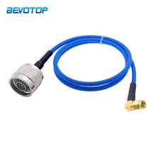 

SMA Male 90 Degree to N Male Connector Blue Jacket RG402 Semi Flexible 50ohm Coaxial Cable for GPS Navigationsystem Car Radio