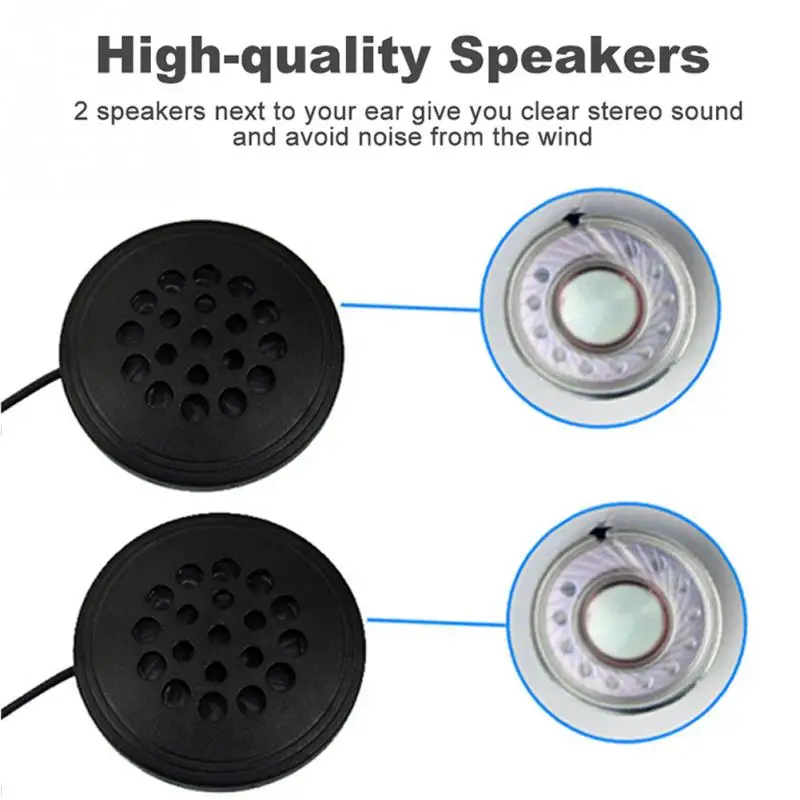T33 Hi-Fi стерео двойные колонки мотоцикл домофон звонки аксессуары сотовый телефон Hands Free музыка универсальный шлем гарнитура