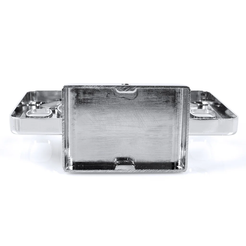 Bathroom Accessory Set Toothbrush Holder and Soap Dish - Wall Mounted -- Chrome Plated Finish, All Metal Construction