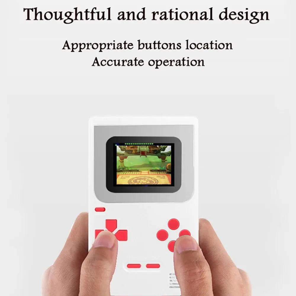 Mini Portable Video Game Console Best Retro Gift 8 Bit Built-In 268 Classic Games 2.0\