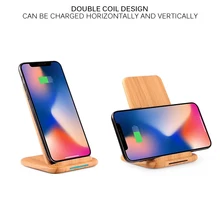10 Вт Стандартный Беспроводной быстро Зарядное устройство быстрой 10 Вт мобильное радио Беспроводной Зарядное устройство двойной катушки дизайн для iPhone X/8/8 plus для samsung S7/S8