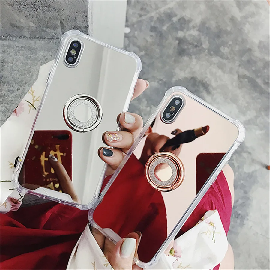 Зеркальный чехол для iphone 11 Pro XR X XS MAX 7 8 6 6S Plus 7Plus 8Plus | Мобильные телефоны и