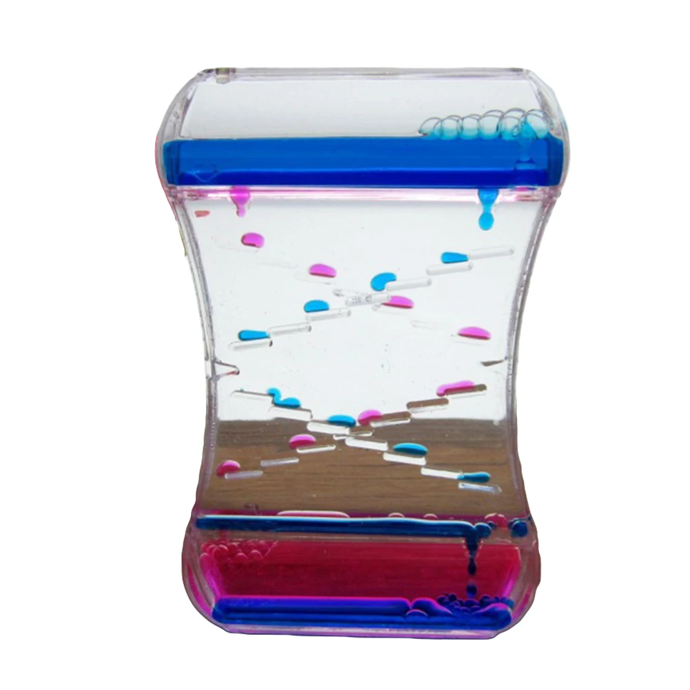 HOT SALES！！！New Arrival Drip Oil Hourglass Liquid Motion Bubble Timer Desk Decor Kids Toy Birthday Gift Wholesale Dropshipping 2
