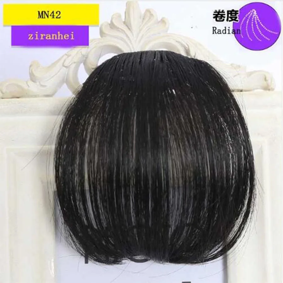 LVHAN синтетические короткие челки волосы термостойкие синтетические женские натуральные короткие волосы челка женские волосы части головной убор - Цвет: 1