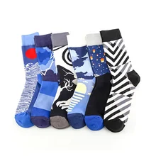 Autumn Winter New Style Long Stockings Lovers Fashionable Comfortable Jacquard Unisex Socks