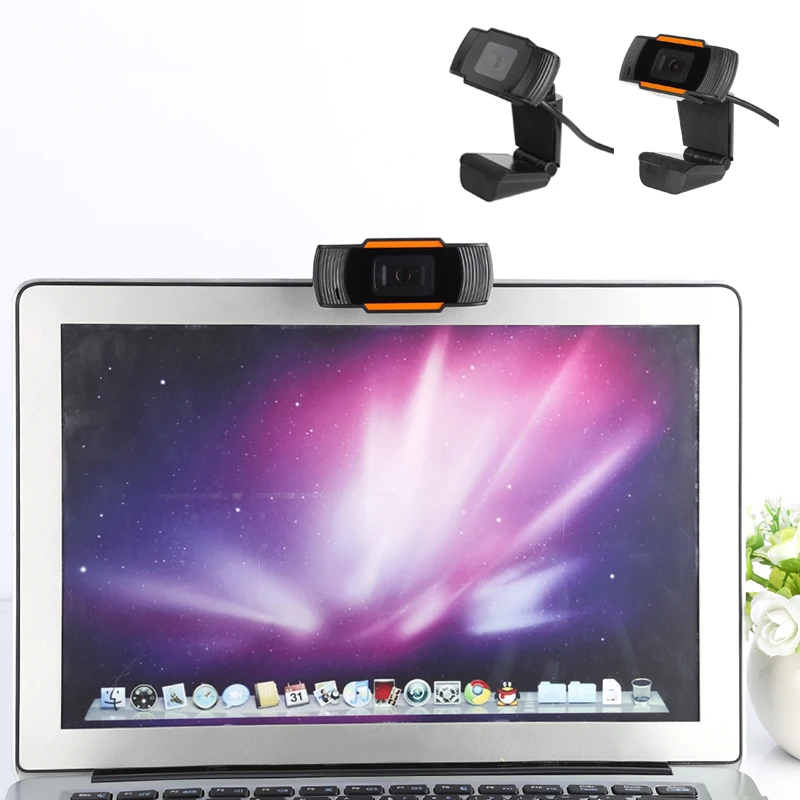 720P HD 12 MP Auto USB 2.0 Webcam Camera with MIC for Skype PC Android TV 100% Brand new and high quality