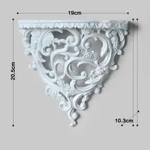 Креативная Настенная Декорация Полка Стерео перегородка ремесла Шампань Белый Цвет Смола домашний настенный держатель декоративная рамка
