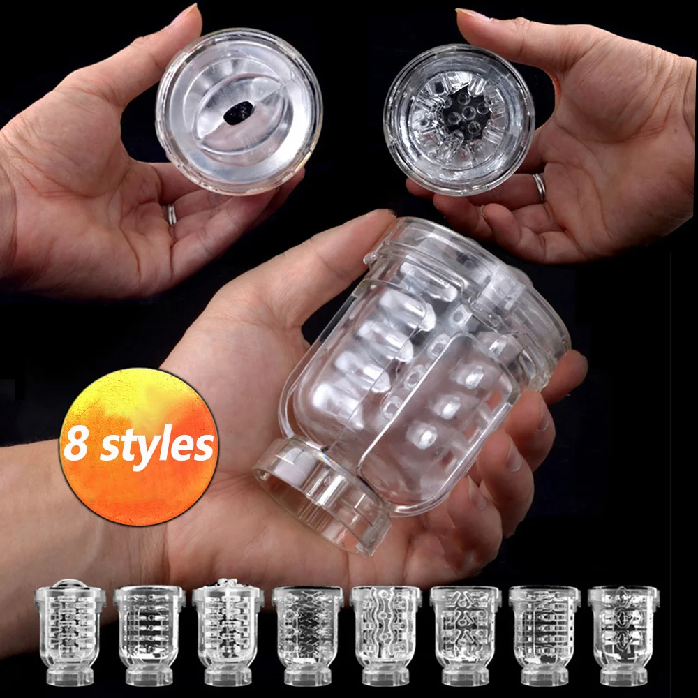 Electric Masturbation Cup Interior Oral Vagina Anal Replacement Accessory For Easy Love Air Sucking Male Masturbator Sex Toys