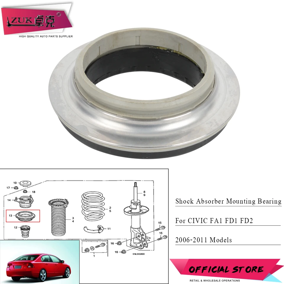 Передний амортизатор для HONDA CIVIC FA1 FD1 FD2 2006 2011|Детали амортизаторов| |