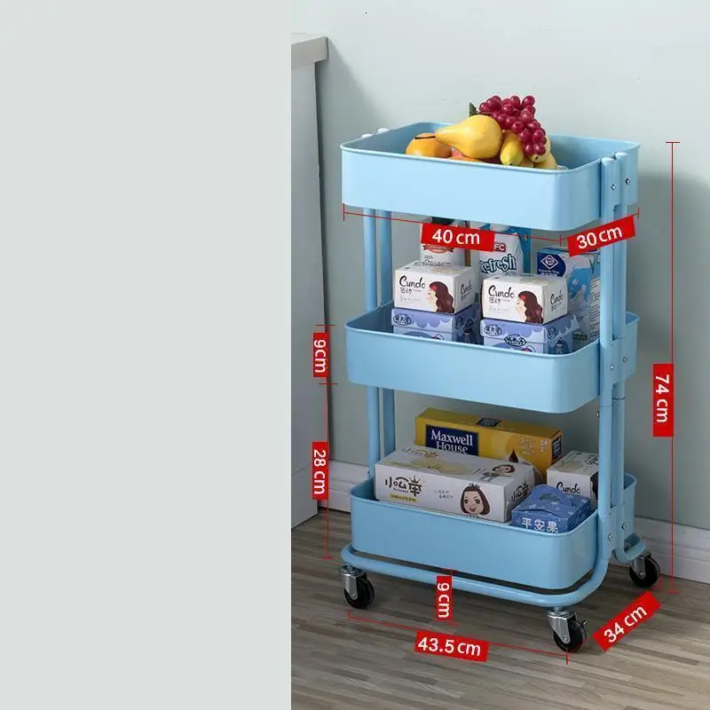 Number 18 Полка Estanteria Etagere Range Utensilio De Cozinha губка держатель домашняя кухонная для хранения Органайзер с колесами - Цвет: Number 18
