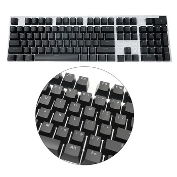 

104 Keys PBT Miami Double Color Backlight Keycap Universal Column For Ikbc Cherry MX Annie Mechanical Keyboard