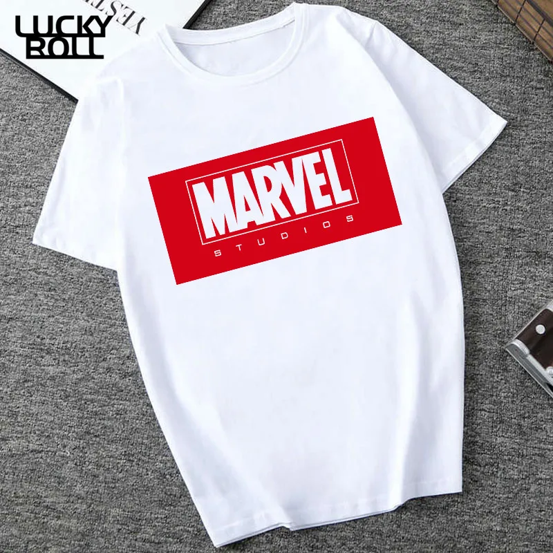 MARVEL Studio Графические футболки женские Харадзюку Готический повседневные футболки Эстетическая одежда tumblr Плюс Размер Уличная одежда - Цвет: XWT0317-white