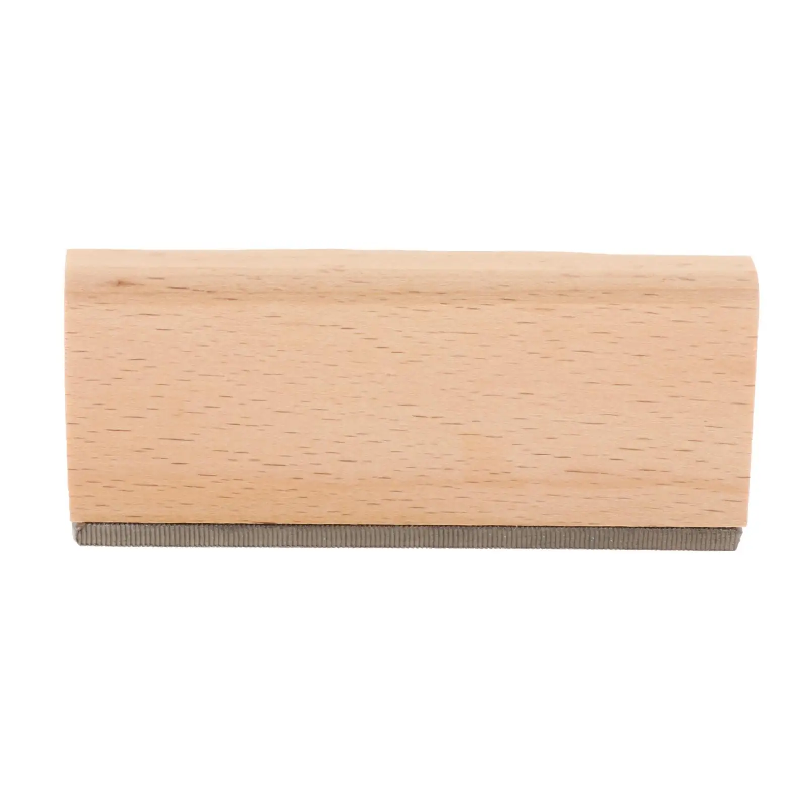 Maple Wood & Iron Frets Neck Leveling Polishing File Tool for Bass Banjo Mandolin