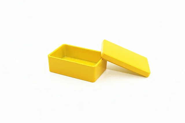 1:12 Кукольный домик Миниатюрный Мини красочный ящик для хранения игрушка матч для нового коллекционного подарка - Цвет: yellow