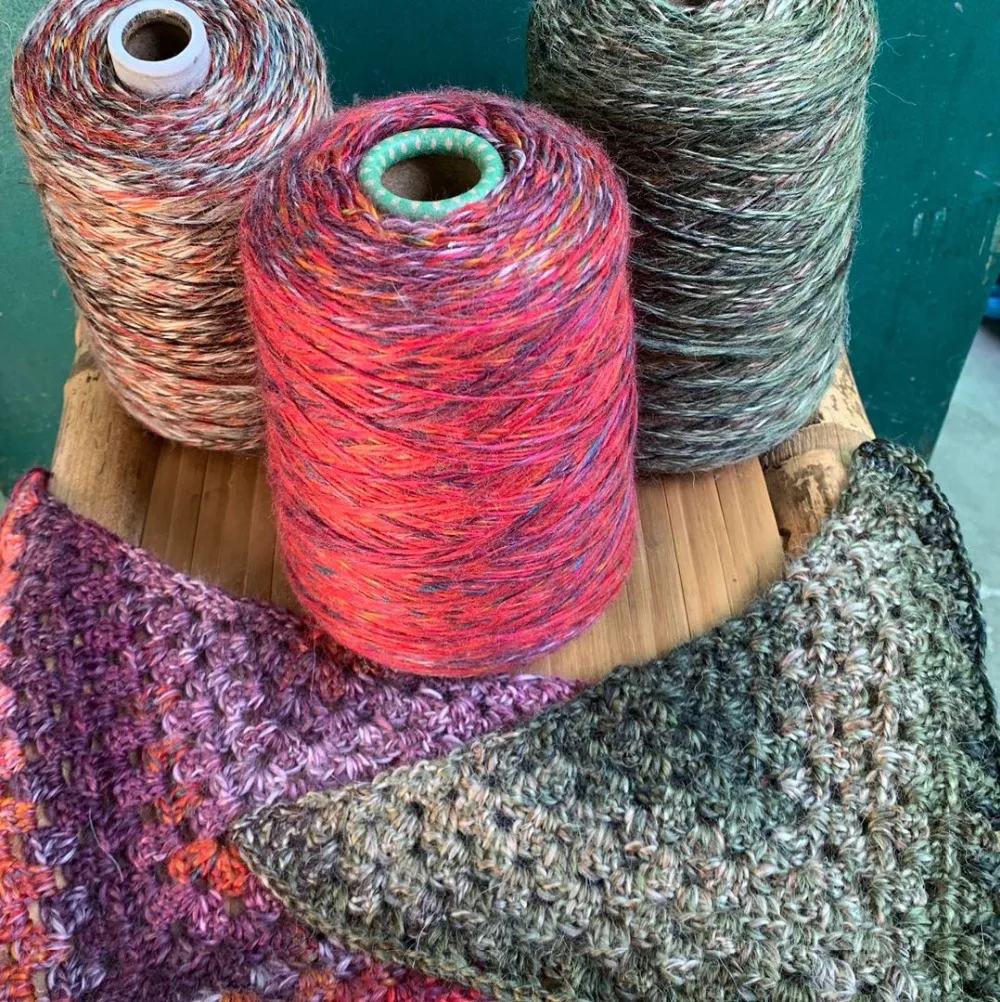 Sale 500g 1 Cone Yarn Chunky Hand Knitting Colorful Warm Soft Wool Cashmere 