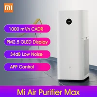 Xiaomi mi purificador de ar elétrico max pm2.5 display oled inteligente controle app cheiro fumaça mais limpo 1000m cad/ h cadr