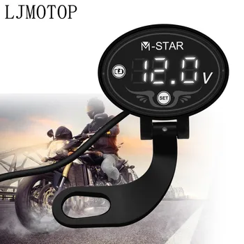 

Motorcycle Voltmeter Tester Led Display Voltage Meter For Honda MSX 125 CB650R CB125R XADV X ADV 750 X11 ST1300 Accessories