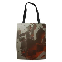 THIKIN сломанная статуя гигантская 3D Художественная печать хозяйственные сумки для девочек Женская сумка через плечо Женская Повседневная парусиновая сумка на заказ