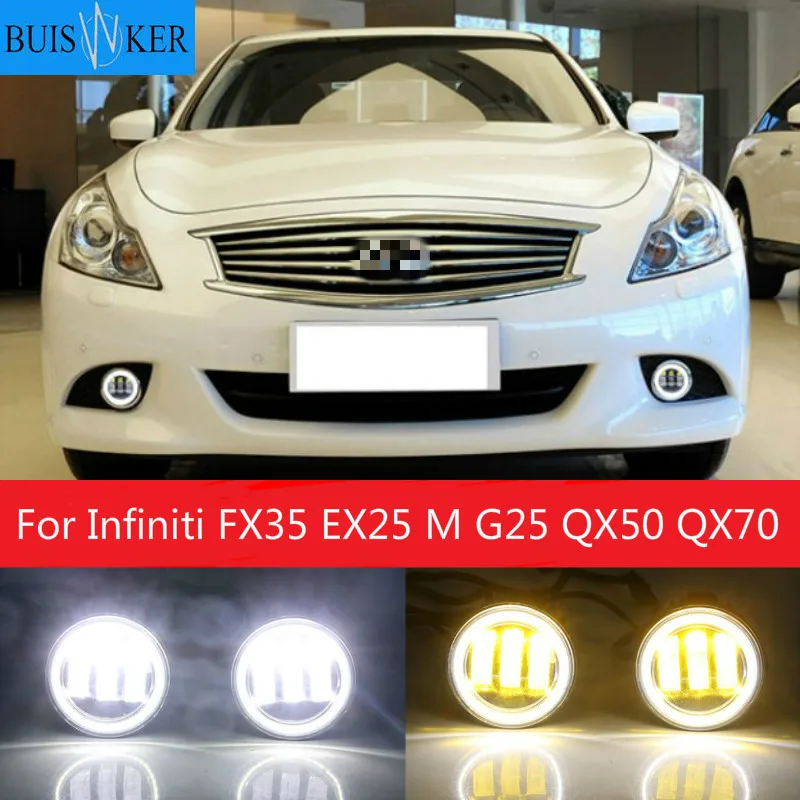 

Комплект противотуманных светильник р Angel Eye DRL для Infiniti FX35 EX25 M G25 QX50 QX70