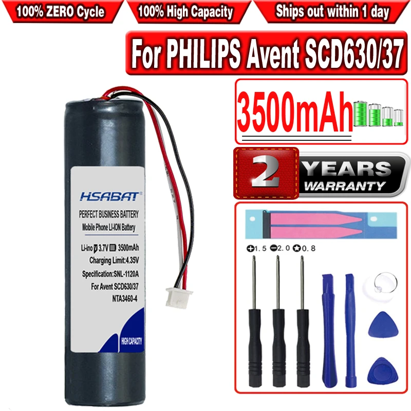 Hsabat 3500mah Nta3460-4 Battery For Philips Avent Scd630/37, Sdc630 -  Digital Batteries - AliExpress