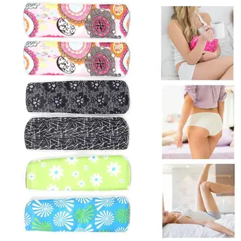 

Back Support Therapy 6pcs Bamboo Charcoal Washable Menstrual Pad Sanitary Napkin with Storage Bag (M 18 x 25cm) Braces