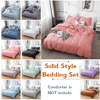 

Simple Duvet Cover Queen King Quilt Cover Set Nordic Style Bedding For Kids Adult Single Double Bedspread Home Textiles