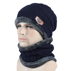 Winter hat with fleece pullover neck cove thick knit cap bib neck outdoor woolen hat Warm head cap earmuffs warm cycling hat0019