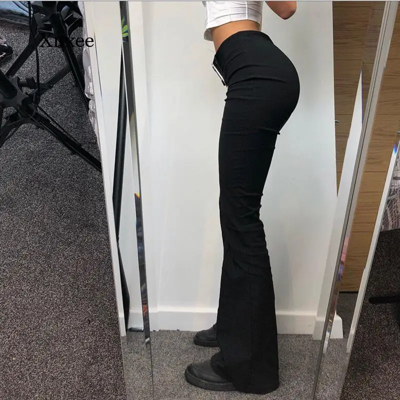 Y2K Wide Leg Trousers Image 6