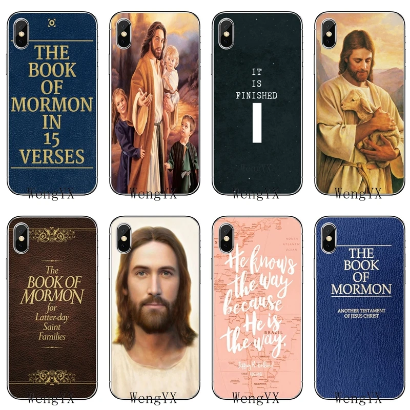 Чехол с изображением Книги Мормона Иисуса Христа из Библии для Samsung Galaxy S10e Lite S9 S8 S7