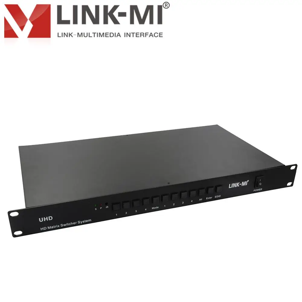 4X4 матричный коммутатор системы HDMI 4K@ 30 Гц видеосигнал профессиональная коммутационная матрица